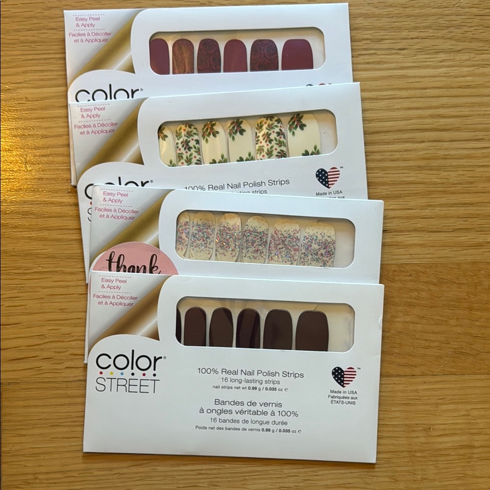 Color Street Nail Polish Strips Set